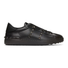 Valentino Black Valentino Garavani Rockstud Untitled Sneakers