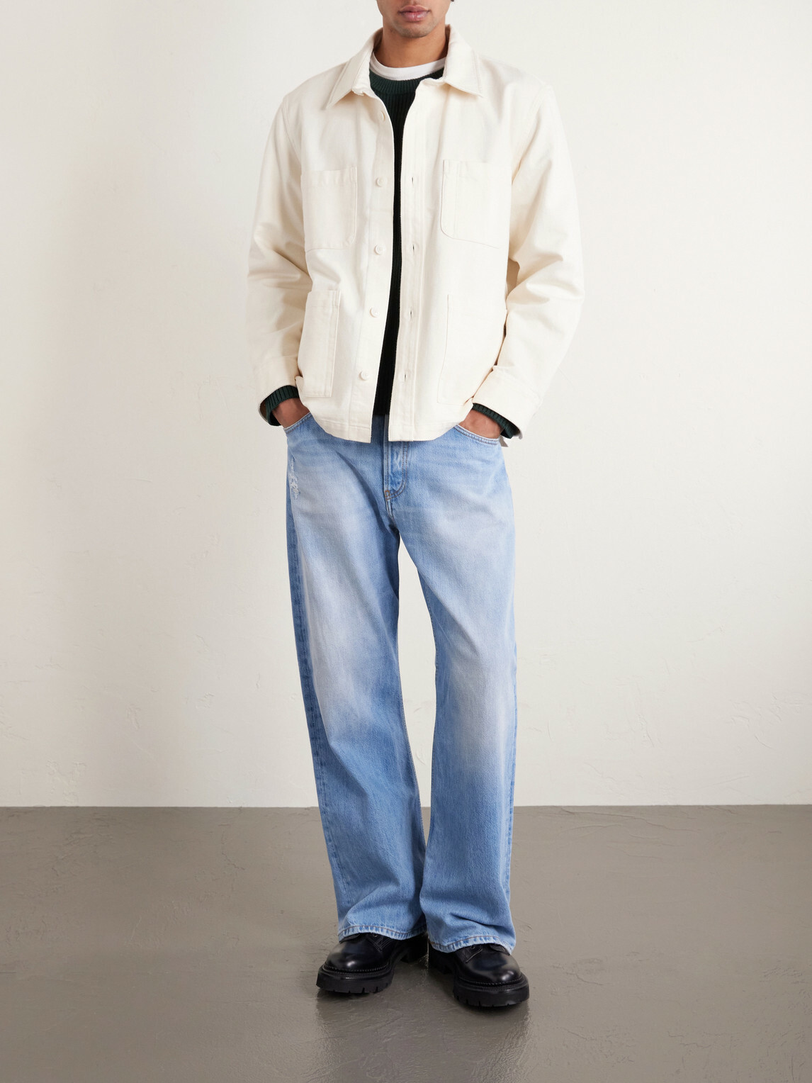 Corridor - Misha Cotton-Twill Overshirt - Neutrals