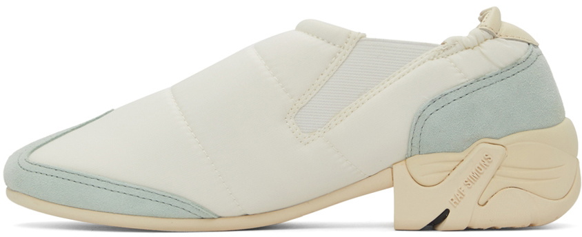 Raf Simons White Solaris-22 Low Loafers Raf Simons