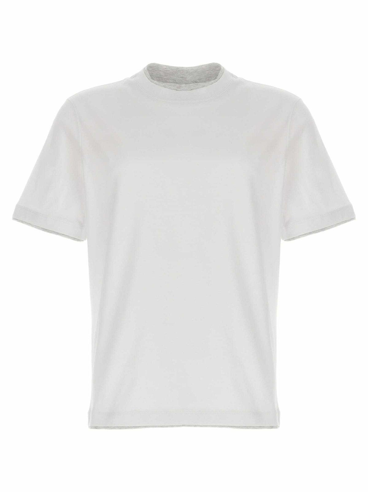 BRUNELLO CUCINELLI - Logo Cotton T-shirt Brunello Cucinelli