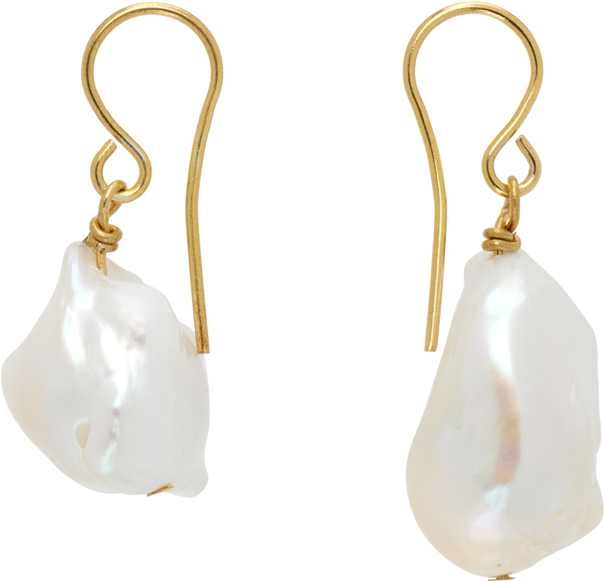 Jil Sander Grainy Earrings