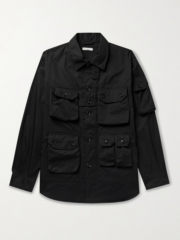 Photo: ENGINEERED GARMENTS - Explorer Cotton-Twill Shirt Jacket - Black