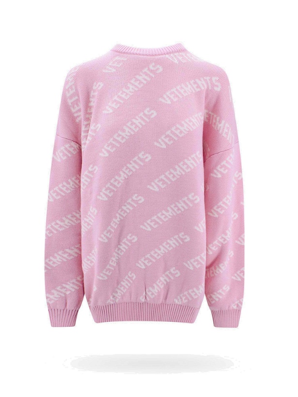 Photo: Vetements Sweater Pink   Womens