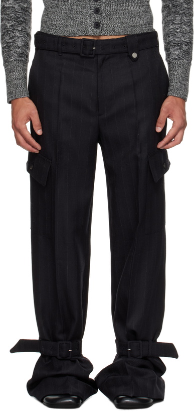 Photo: EGONlab Black Belted Cargo Pants