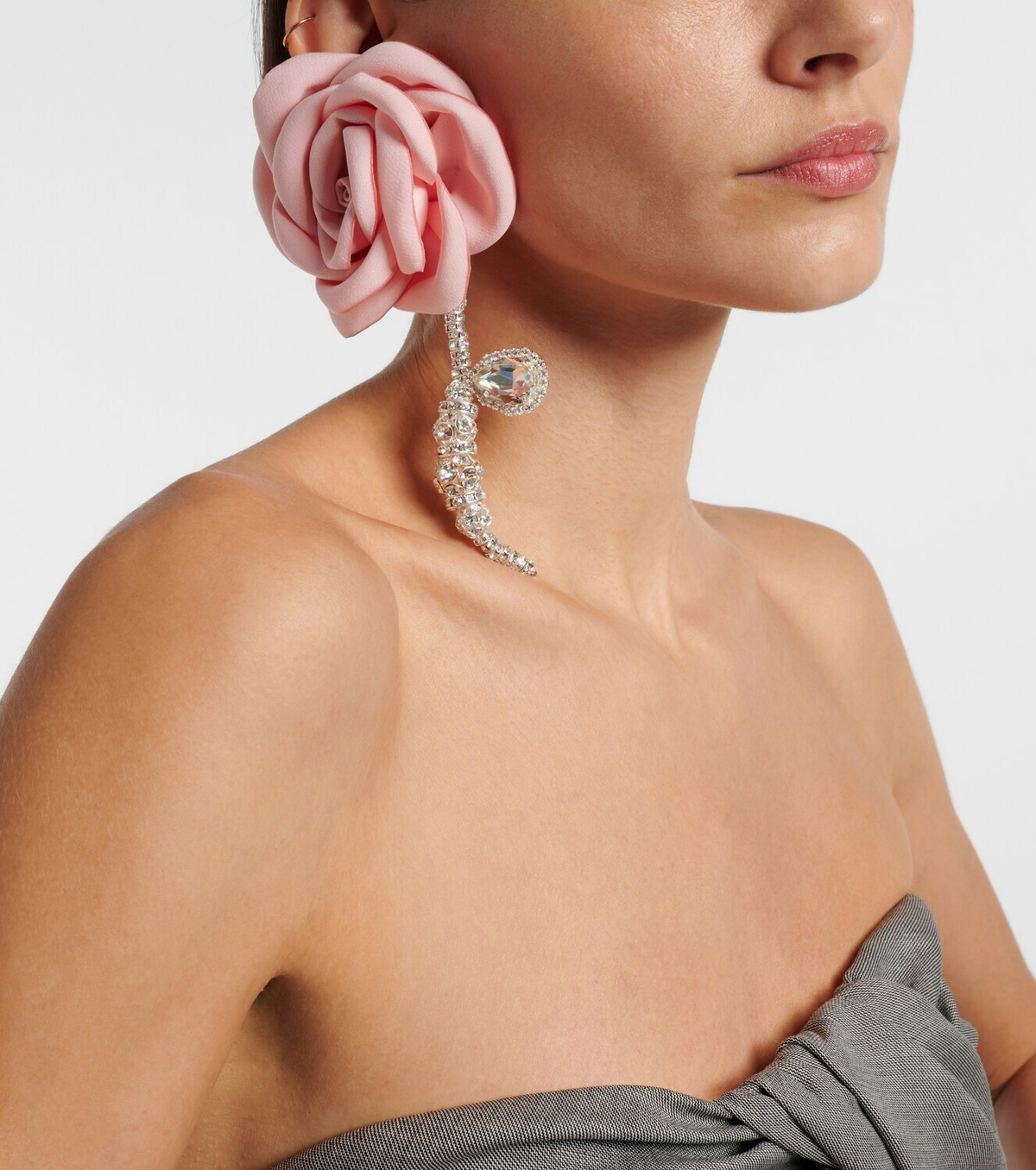 Magda Butrym Embellished gold-plated single earring