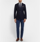 Thom Sweeney - Navy Curzon Slim-Fit Wool Blazer - Blue