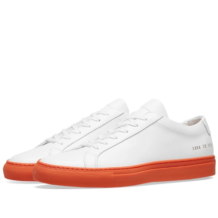 Photo: Woman by Common Projects Original Achilles Low Coloured Sole