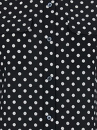 Equipment Black Shirt With All-over Polka Dot Motif And Patch Pockets On The Chest In Silk Woman