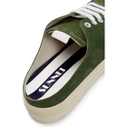 Sunnei Green Suede Sabot Slip-On Sneakers