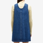 A.P.C. Women's Dominic Denim Mini Dress in Washed Indigo