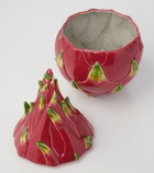 Bordallo Pinheiro Tropical Fruits Pitaya earthenware container