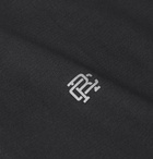 Reigning Champ - Hybrid Stretch-Jersey and Mesh T-Shirt - Black