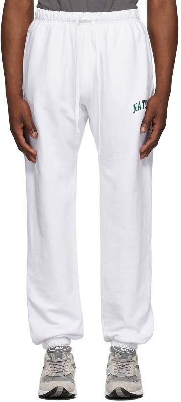 Photo: Museum of Peace & Quiet White 'Natural' Lounge Pants