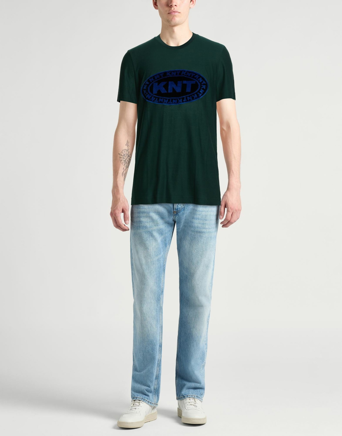 Kiton Mens T-shirt in Green