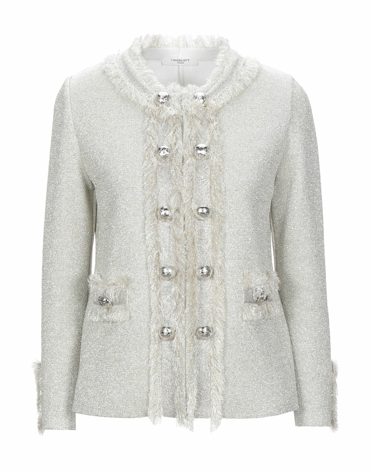 Charlott Womens Blazer Platinum