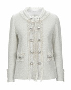 Charlott Womens Blazer Platinum