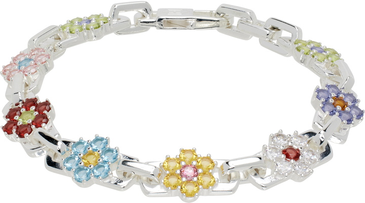 Photo: Hatton Labs Silver Rainbow Daisy Bracelet