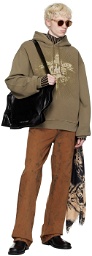 Jean Paul Gaultier Khaki Oversized Hoodie