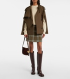 Burberry Cavalier 85 leather knee-high boots
