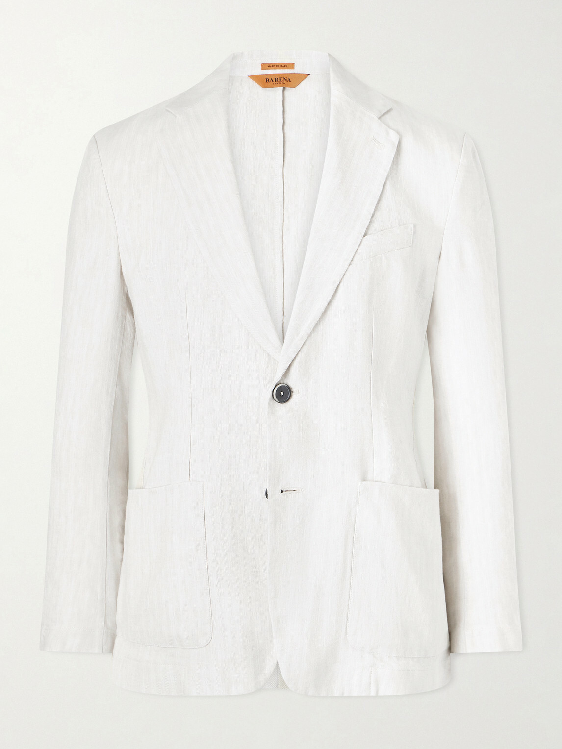 Barena - Herringbone Suit Jacket - Neutrals