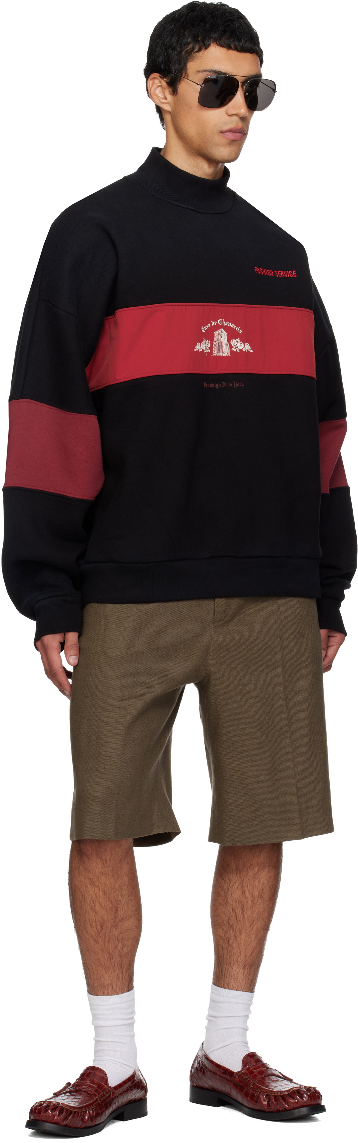 WILLY CHAVARRIA Black 'Casa De Chavarria' Sweatshirt