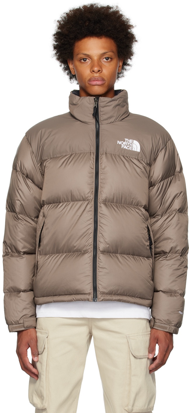 The North Face Brown 1996 Retro Nuptse Down Jacket The North Face