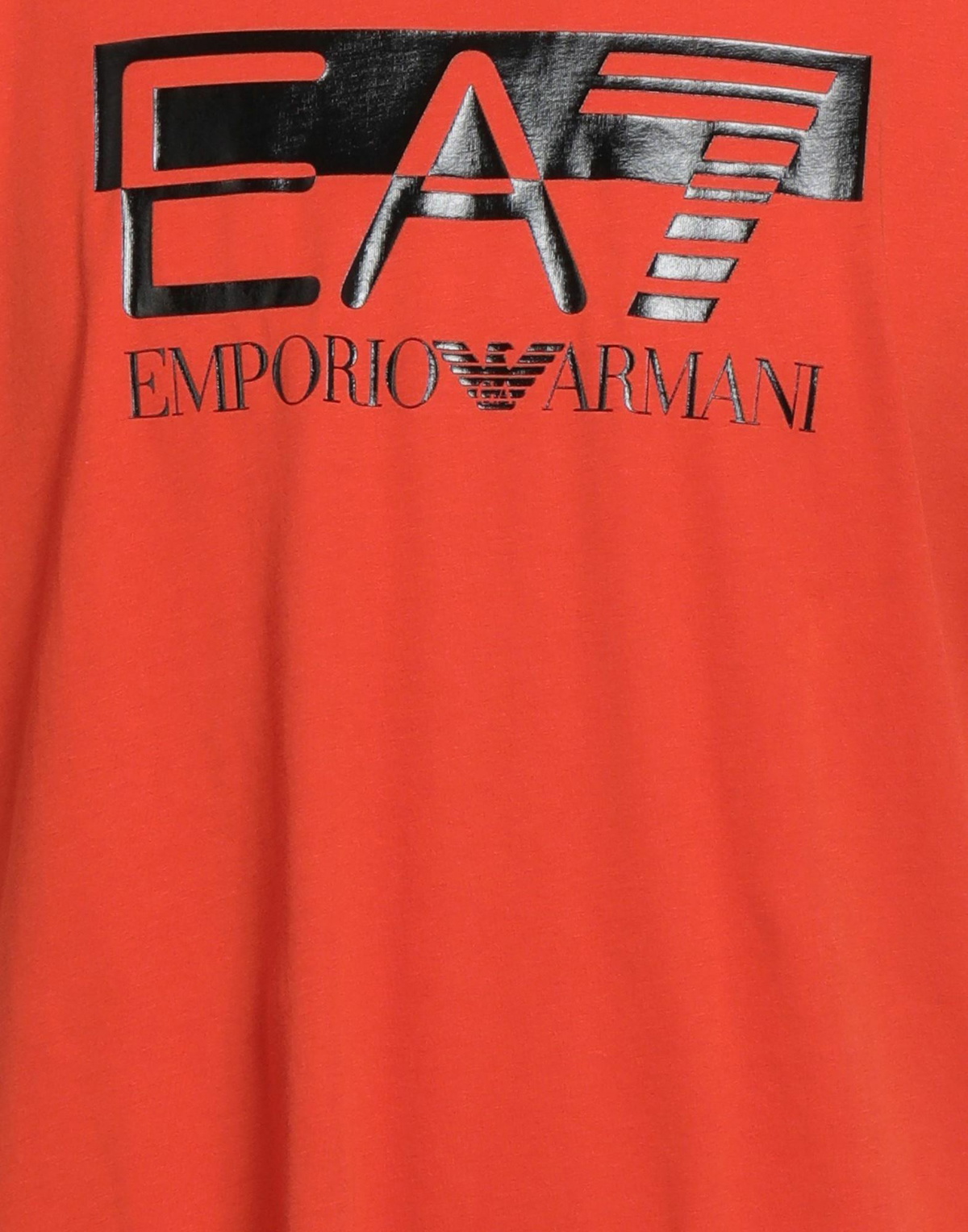 Ea7 Mens T-shirt in Orange