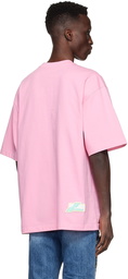 We11done Pink Cotton T-Shirt