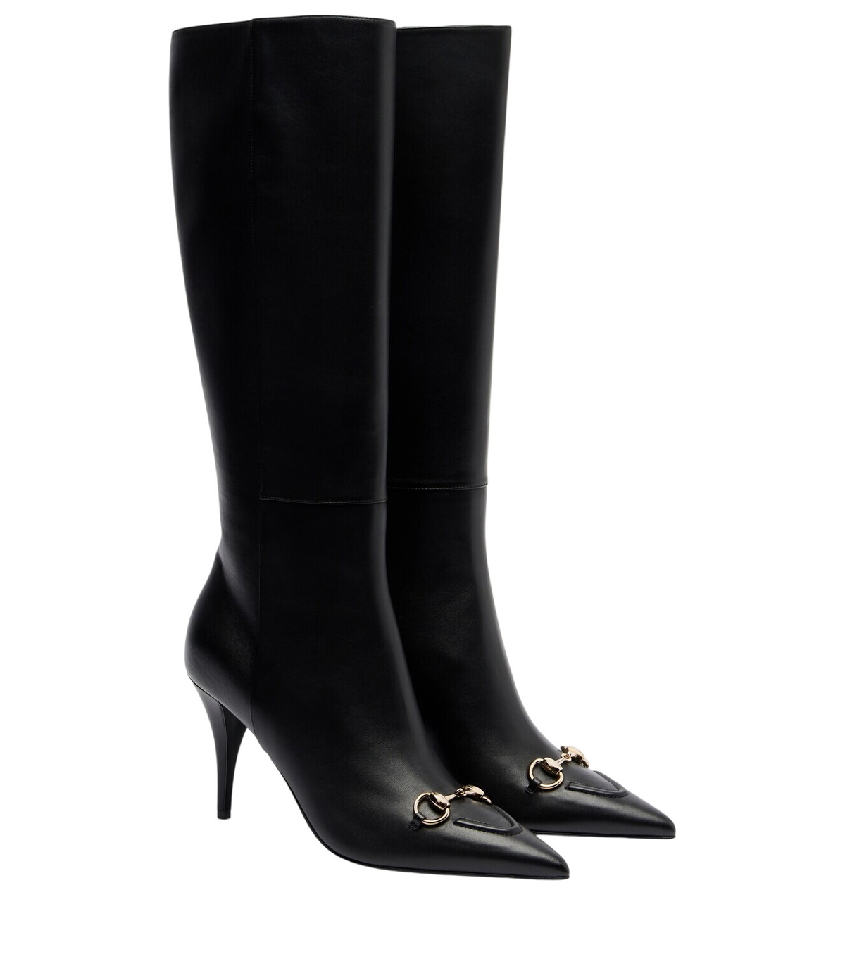 GUCCI ほぼ未使用。36 Gucci Horsebit leather over-the-knee boots Gucci