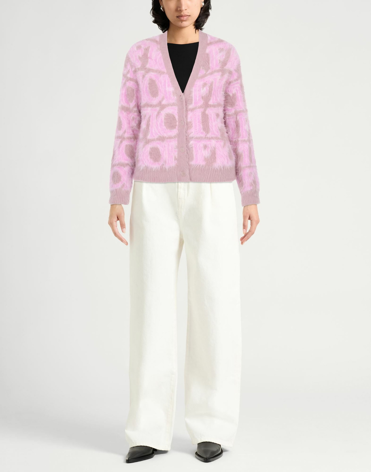Fiorucci Womens Cardigan in Pink