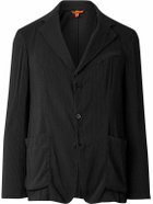 Barena - Rizzo Grao Textured Woven Blazer - Black