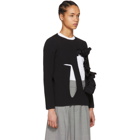 Comme des Garcons Black Cutout Sweater