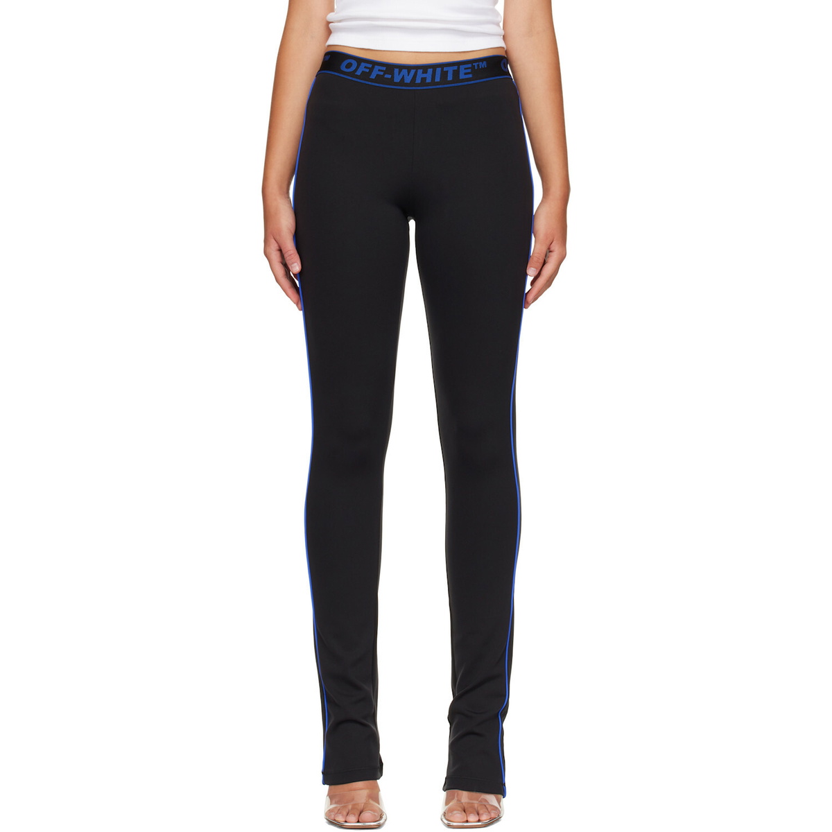 Off-White Black Logo Sport Leggings