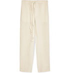 Loewe - Paula's Ibiza Linen and Cotton-Blend Drawstring Trousers - Neutrals