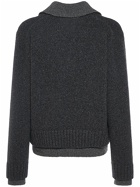 BOTTEGA VENETA - Double Layer Wool Knit Sweater
