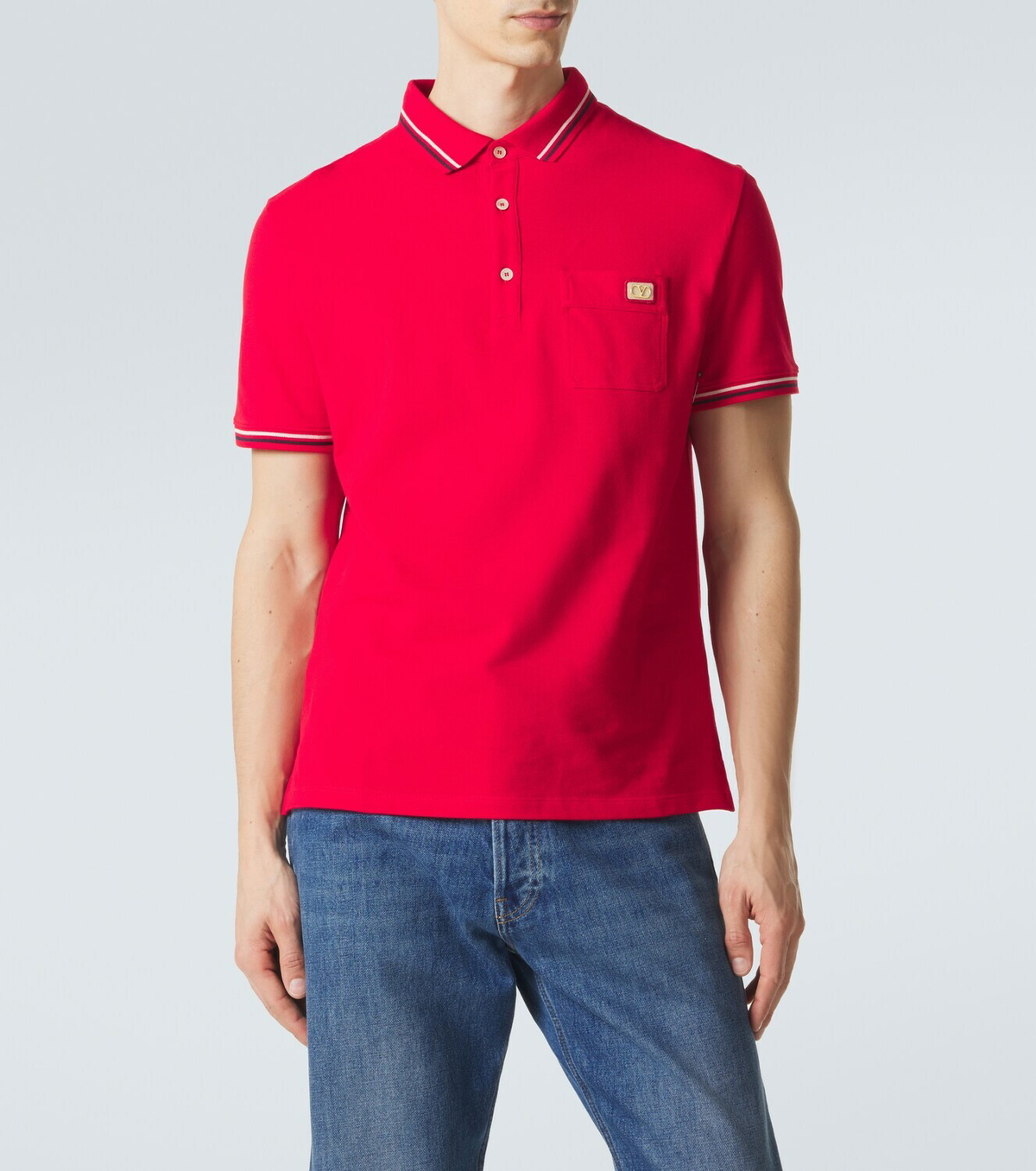 Valentino Cotton piqué polo shirt
