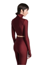 The Andamane Orchid Topwear In Bordeaux Polyamide
