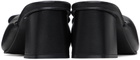 Reike Nen Black Bow Heeled Sandals