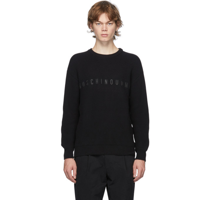 Love Moschino Jh6924Pp0Nl52000 Black Sweater Mens