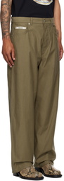 Moschino Khaki City Escape Cargo Pants