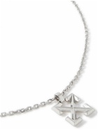 Off-White - Arrow Silver-Tone Chain Necklace