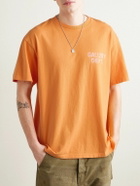Gallery Dept. - Souvenir Logo-Print Cotton-Jersey T-Shirt - Orange