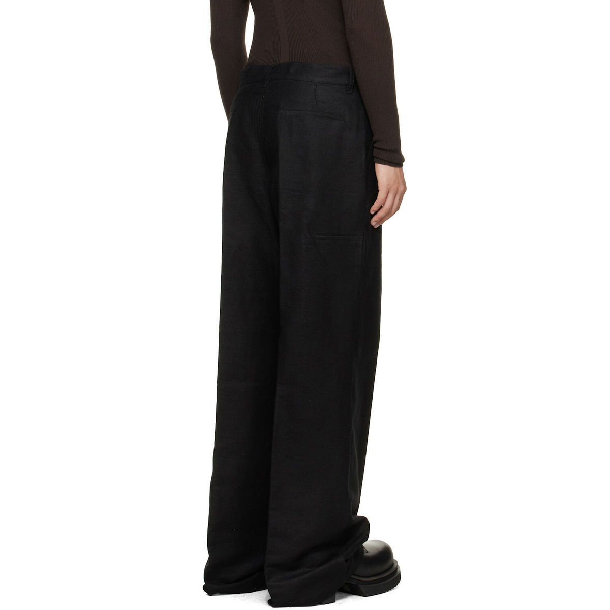 Rick Owens Black Tower Work Trousers