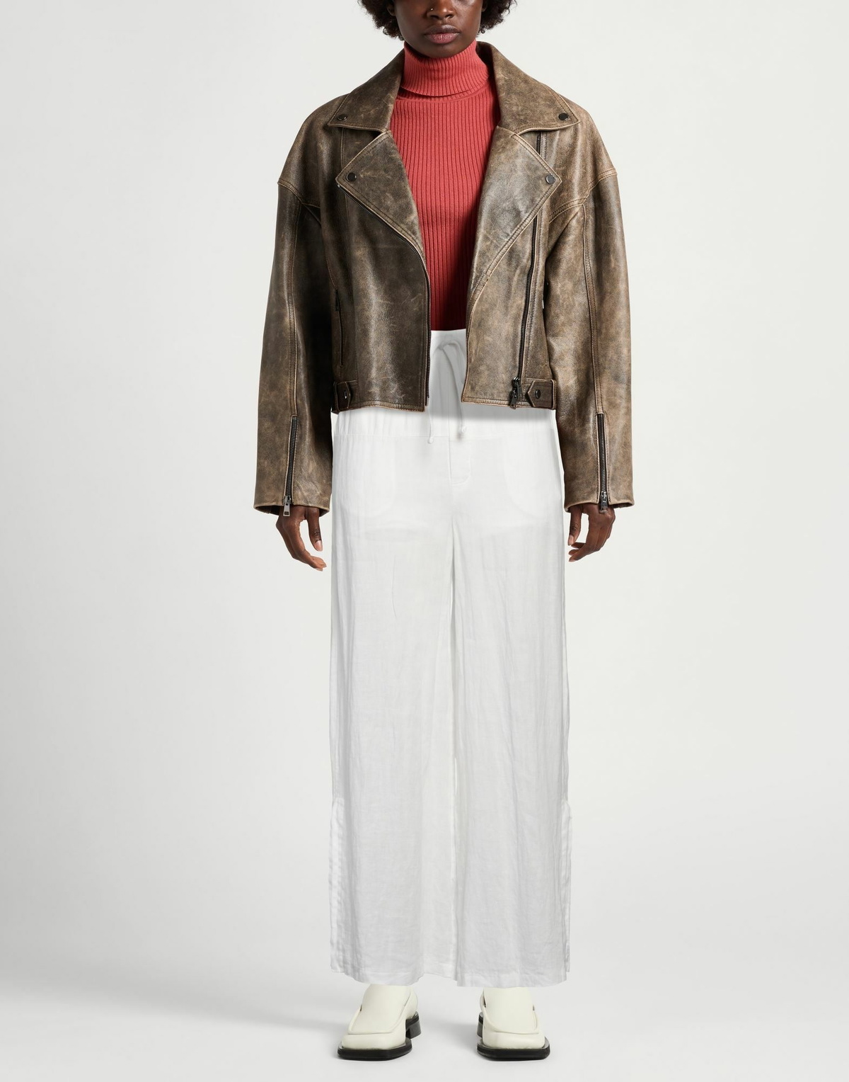Thom Krom Womens Pants in White