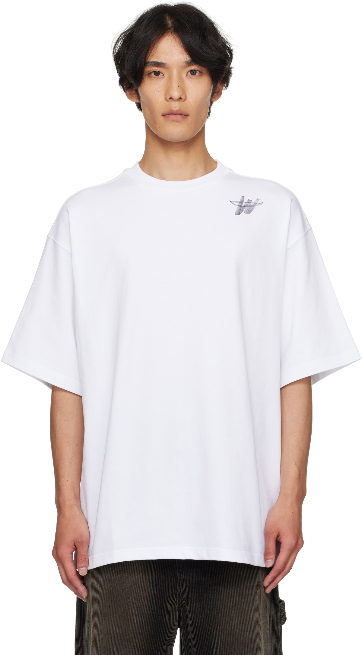 We11done Black Wave T-Shirt We11done