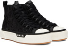 AMIRI Black Stars Court High-Top Sneakers