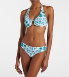 Heidi Klein Kos paisley halterneck bikini top