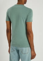 Tom Ford Crew-neck Stretch-cotton T-shirt Teal