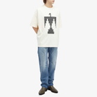 Fear of God Men's Short Sleeve Thunderbird Print T-Shirt in Cream