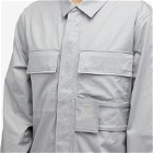 C.P. Company Men's Metropolis Gabardine Pockets Overshirt in Drizzle